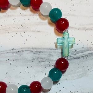 Classic Christmas Colors Bracelet